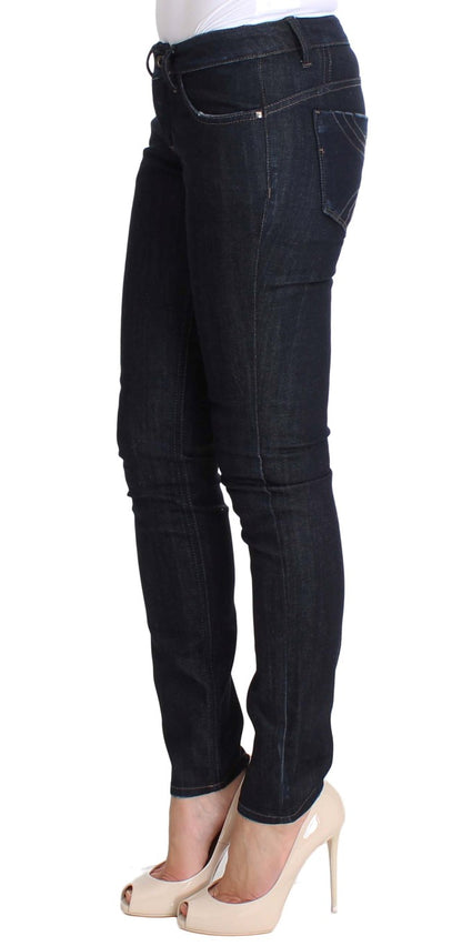Costume National CNC blue slim fit cotton stretch jeans