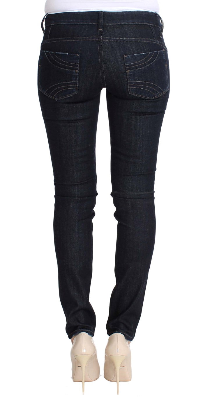 Costume National CNC blue slim fit cotton stretch jeans