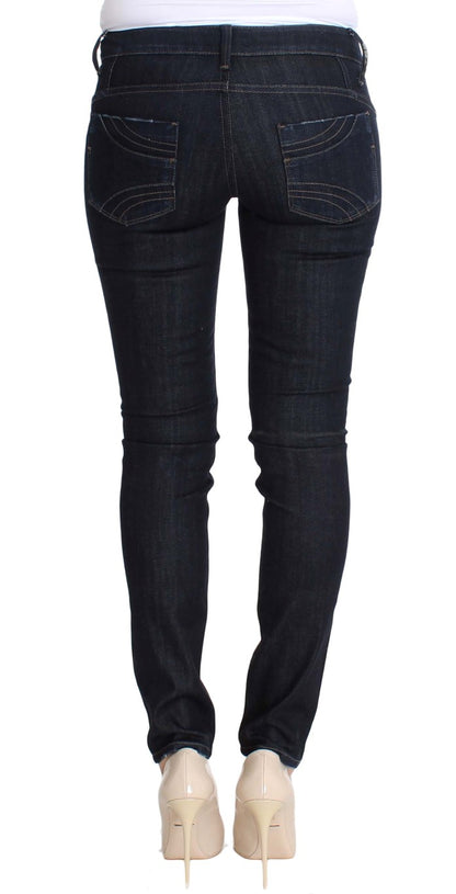 Costume National CNC blue slim fit cotton stretch jeans