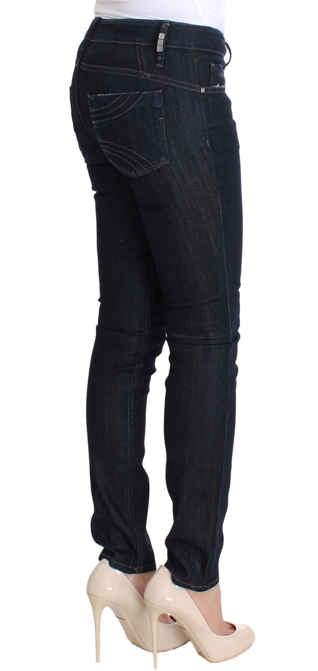 Costume National CNC blue slim fit cotton stretch jeans