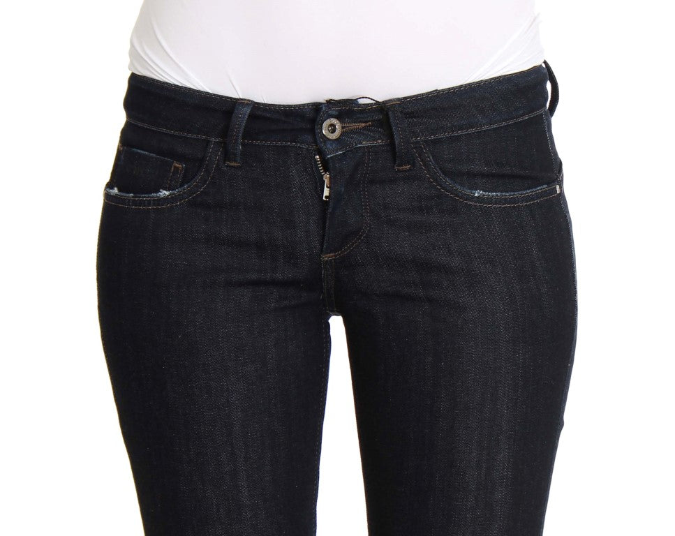 Costume National CNC blue slim fit cotton stretch jeans