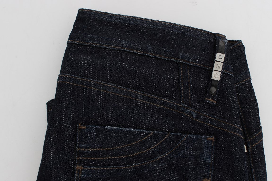 Costume National CNC blue slim fit cotton stretch jeans