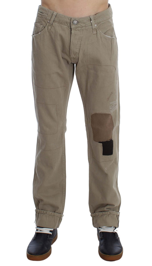Beige ACHT cotton jeans
