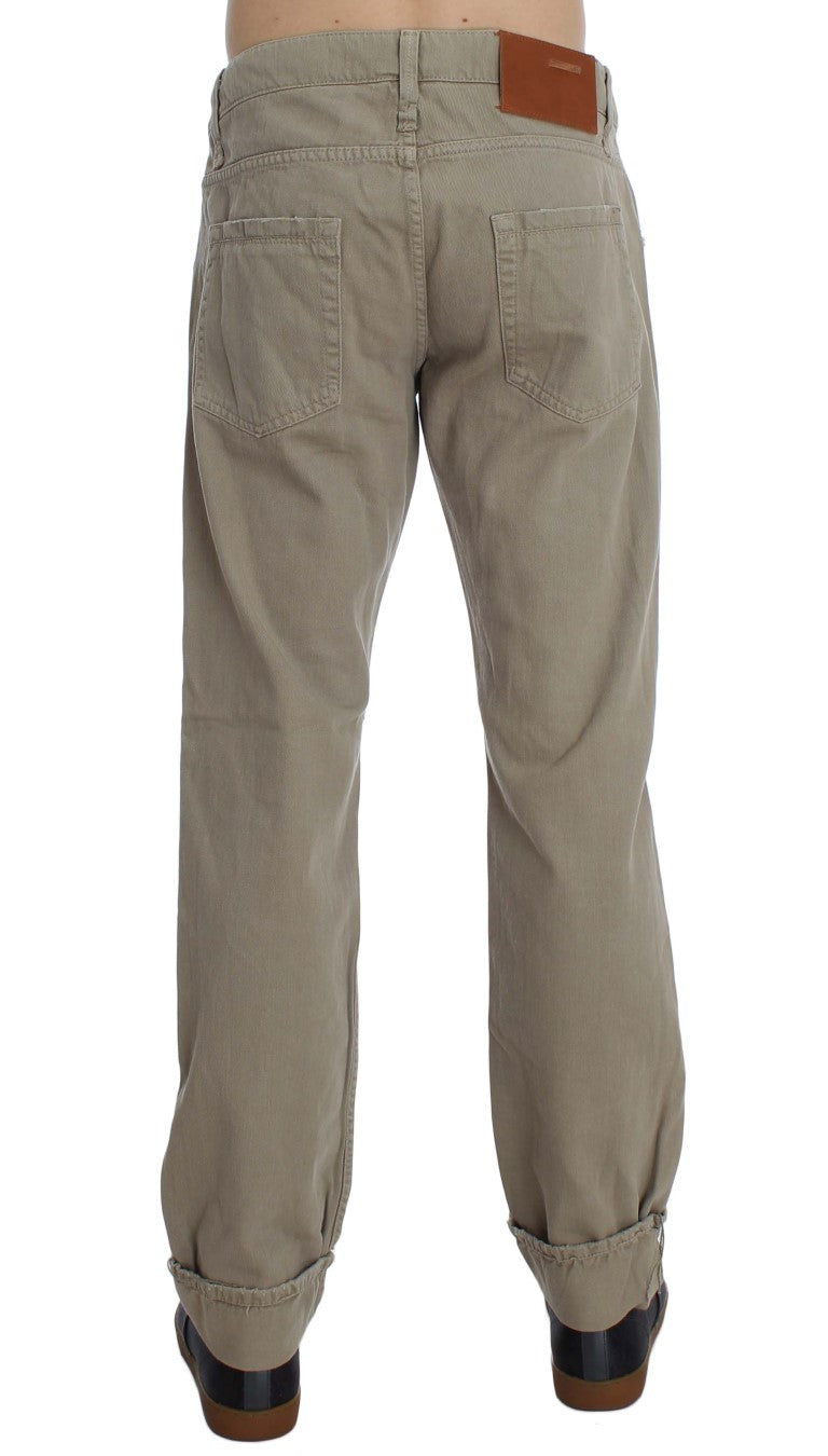 Beige ACHT cotton jeans