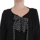 BENCIVENGA Black Stretch Sheath Dress & Sweater Set