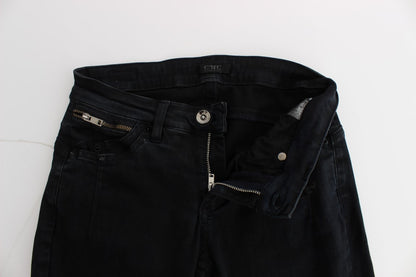 Black slim fit cotton denim jeans by CoSTUME NATIONAL C’N’C