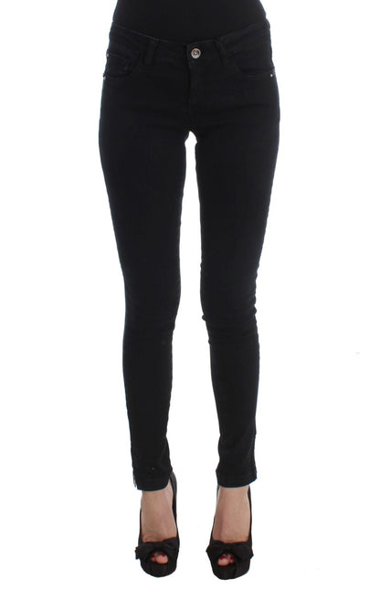 CoSTUME NATIONAL C’N’C Black Slim Fit Cotton Jeans