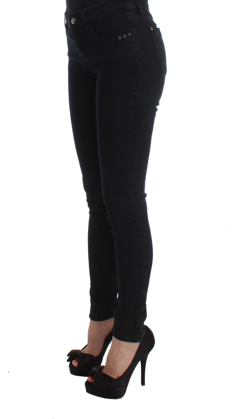 CoSTUME NATIONAL C’N’C Black Slim Fit Cotton Jeans