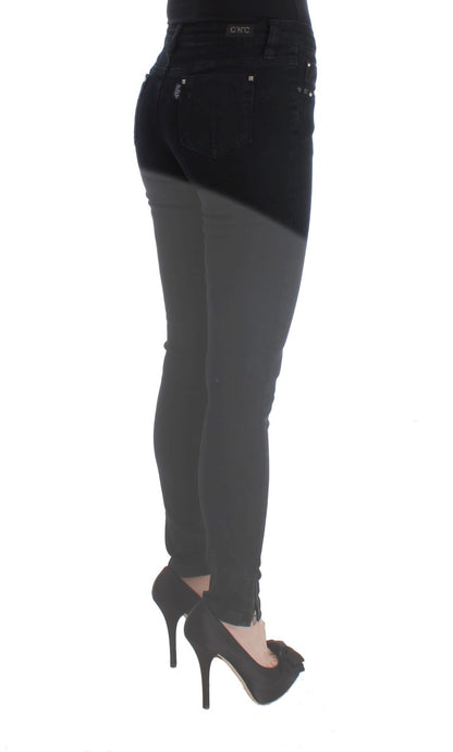 CoSTUME NATIONAL C’N’C Black Slim Fit Cotton Jeans