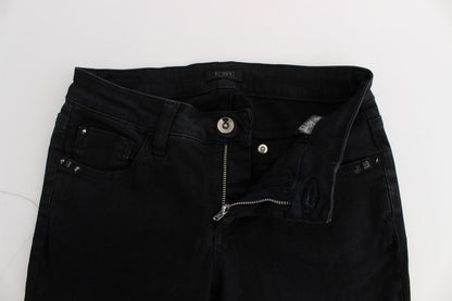 CoSTUME NATIONAL C’N’C Black Slim Fit Cotton Jeans