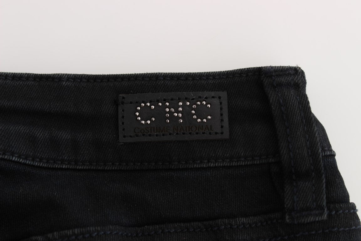 CoSTUME NATIONAL C’N’C Black Slim Fit Cotton Jeans