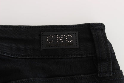 CoSTUME NATIONAL C’N’C Black Slim Fit Cotton Jeans