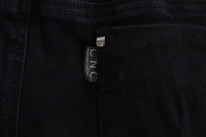 CoSTUME NATIONAL C’N’C Black Slim Fit Cotton Jeans