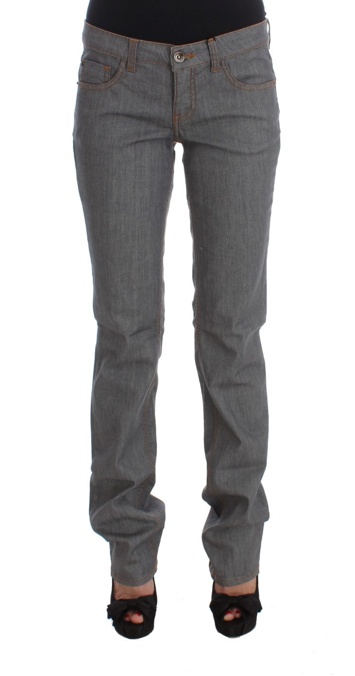 Gray CoSTUME NATIONAL C’N’C cotton jeans