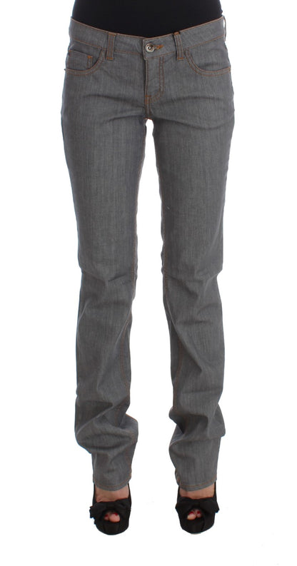Gray CoSTUME NATIONAL C’N’C cotton jeans