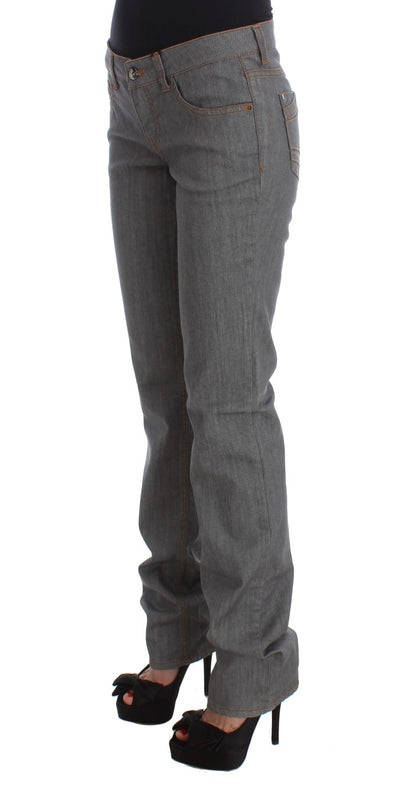 Gray CoSTUME NATIONAL C’N’C cotton jeans