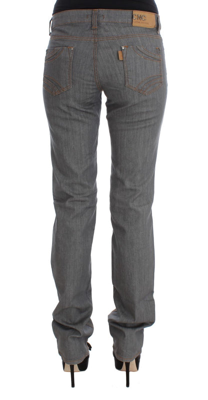 Gray CoSTUME NATIONAL C’N’C cotton jeans