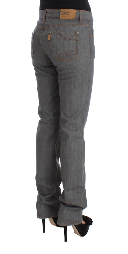 Gray CoSTUME NATIONAL C’N’C cotton jeans
