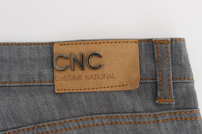 Gray CoSTUME NATIONAL C’N’C cotton jeans