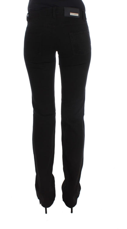 Black Costume National C’N’C cotton bootcut jeans