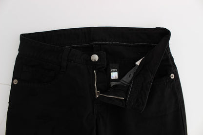 Black Costume National C’N’C cotton bootcut jeans