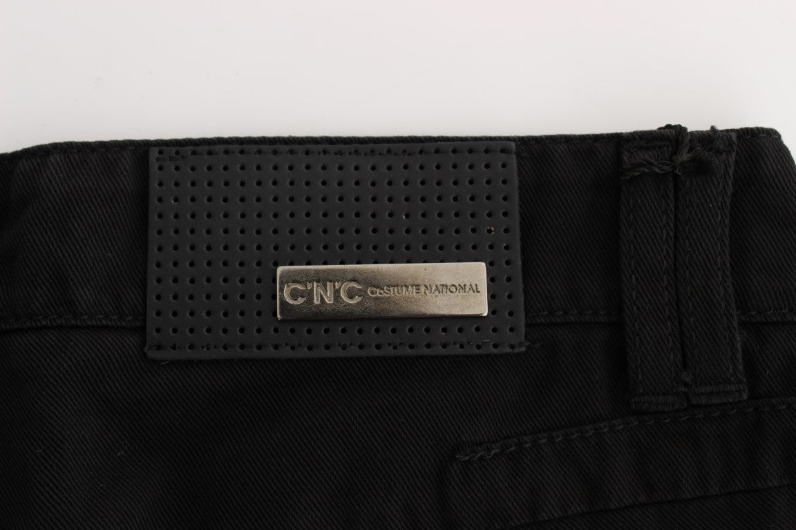 Black Costume National C’N’C cotton bootcut jeans