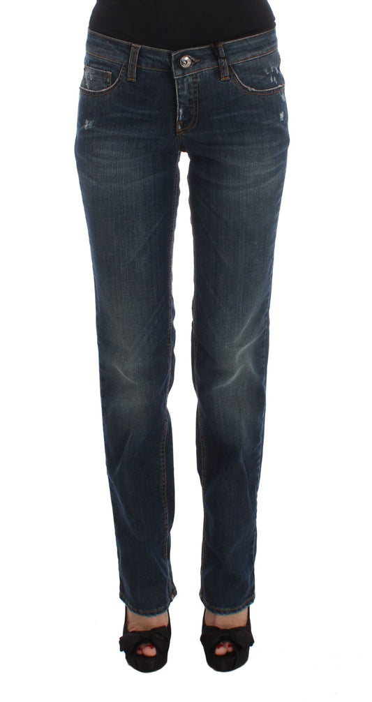 Blue Costume National C’N’C bootcut jeans in cotton blend