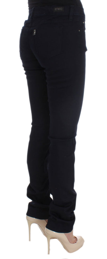 Blue CoSTUME NATIONAL C’N’C cotton-blend jeans