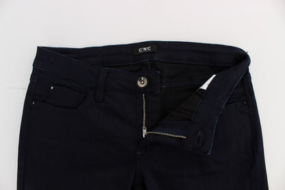 Blue CoSTUME NATIONAL C’N’C cotton-blend jeans