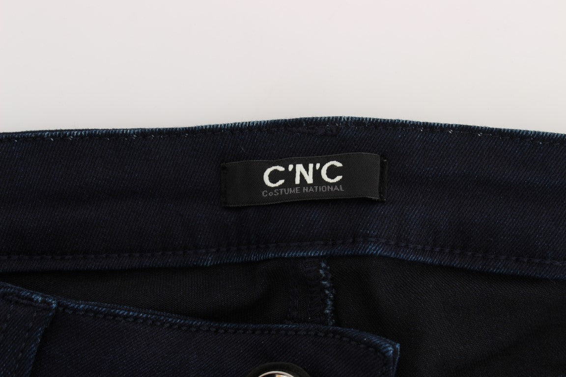 Blue CoSTUME NATIONAL C’N’C cotton-blend jeans