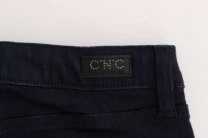 Blue CoSTUME NATIONAL C’N’C cotton-blend jeans