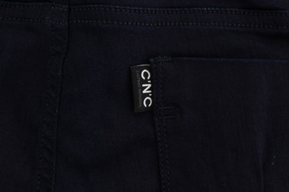 Blue CoSTUME NATIONAL C’N’C cotton-blend jeans