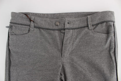 Ermanno Scervino gray cotton casual pants