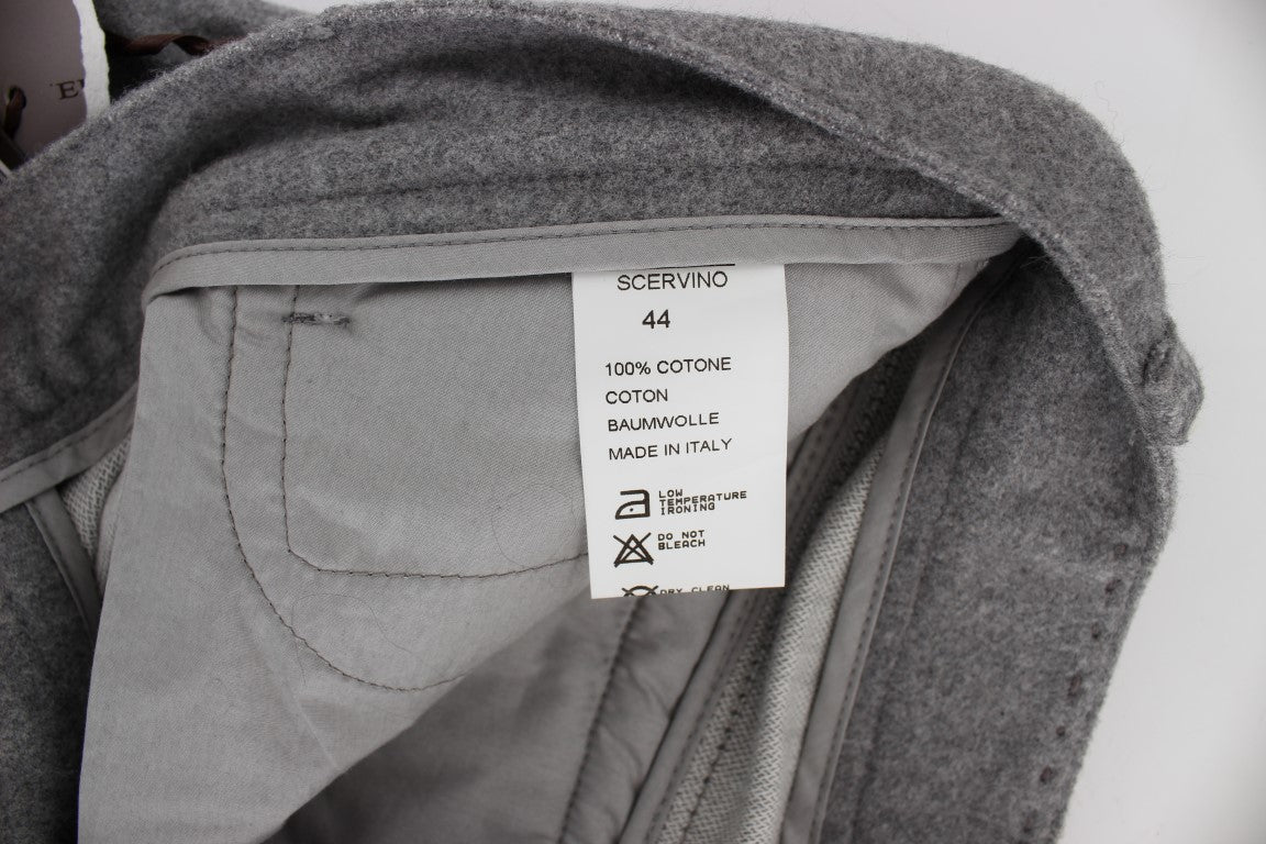 Ermanno Scervino gray cotton casual pants