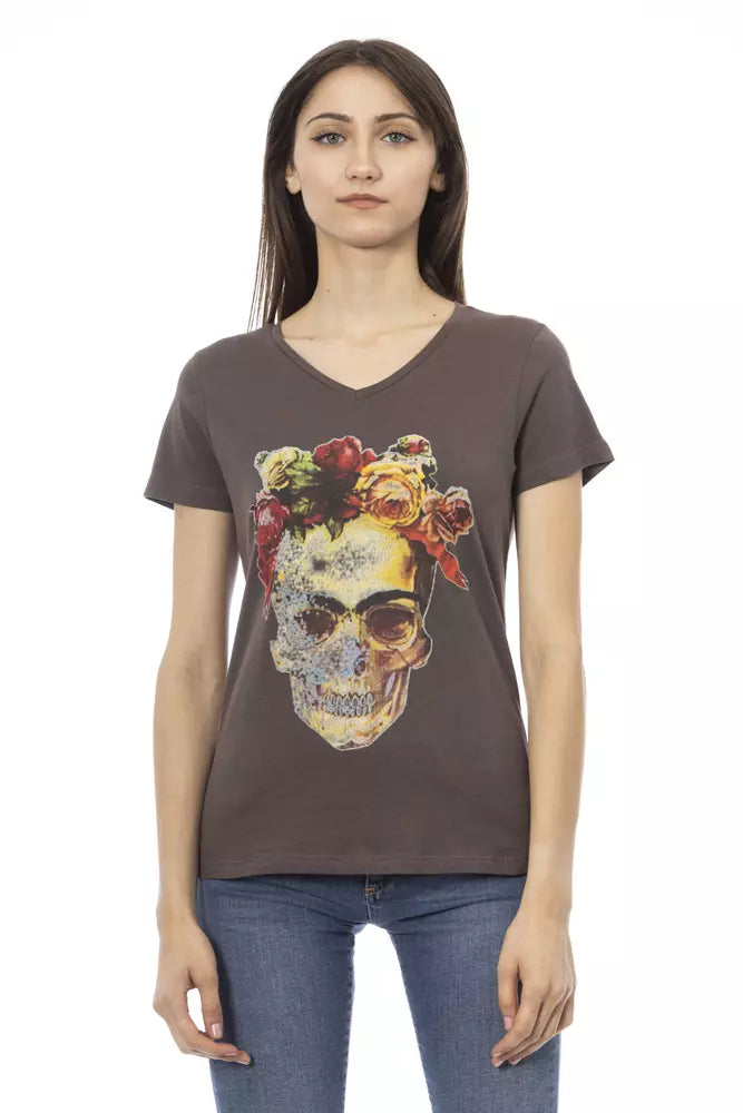 Trussardi Action Women's T-Shirt – Brown