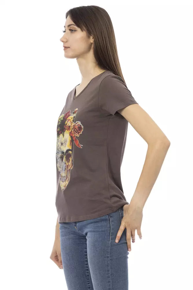 Trussardi Action Women's T-Shirt – Brown