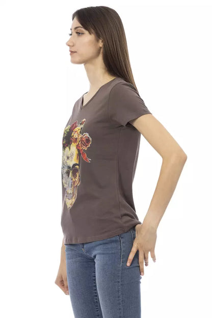 Trussardi Action Women's T-Shirt – Brown