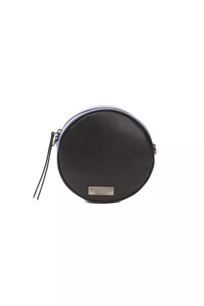 Black Pompei Donatella leather crossbody bag
