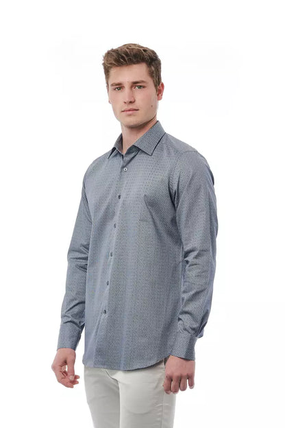 Black Bagutta cotton men's shirt
