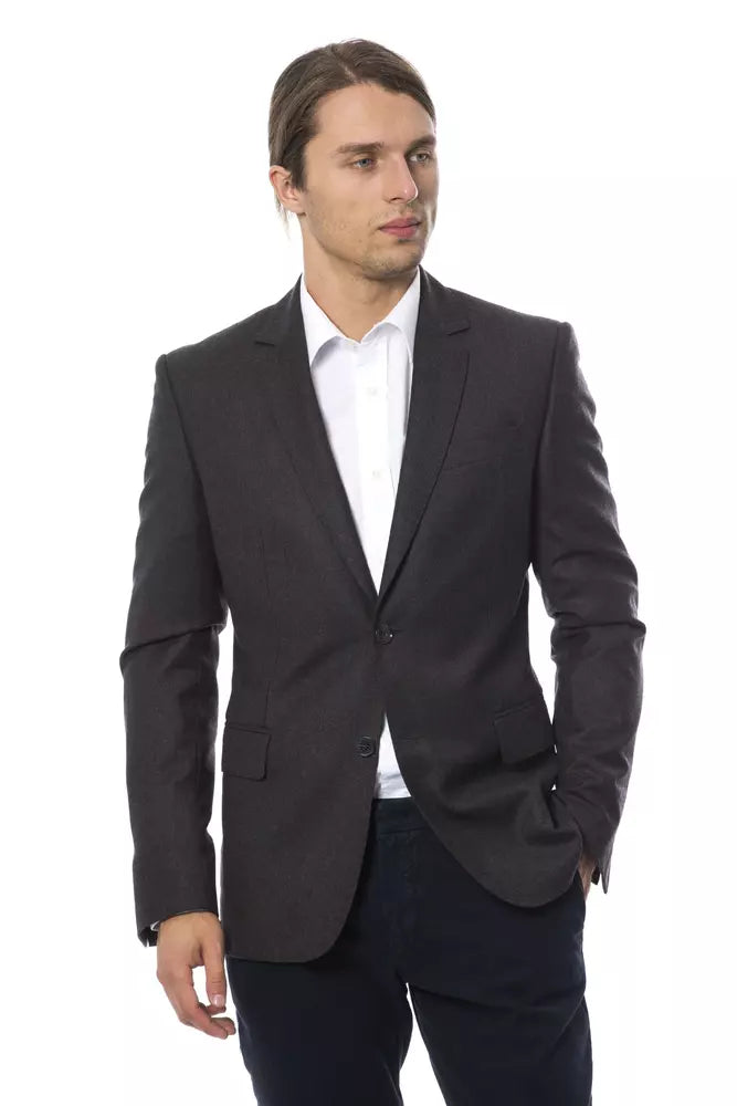 Verri gray wool men's blazer