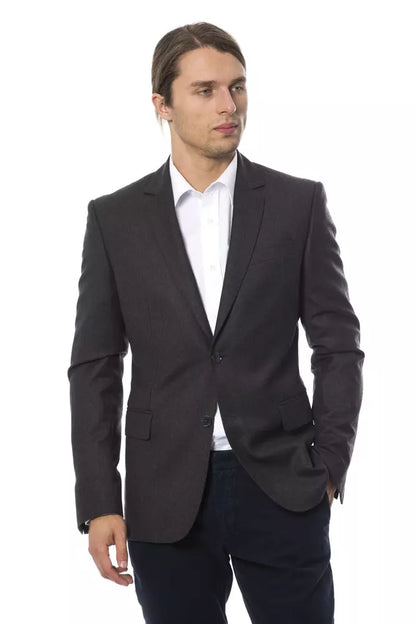 Verri gray wool men's blazer