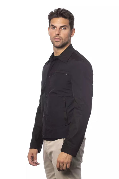 Black Verri bomber jacket in cotton and elastane