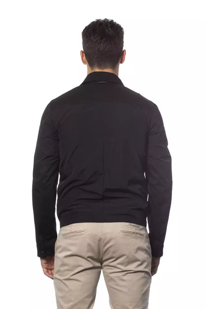 Black Verri bomber jacket in cotton and elastane