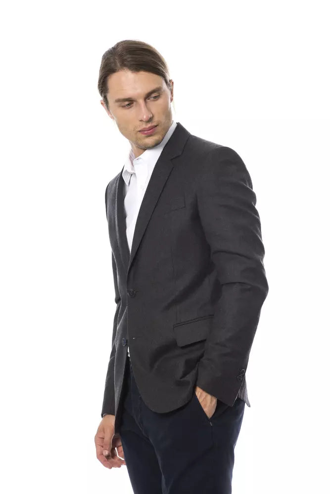 Verri gray wool men's blazer