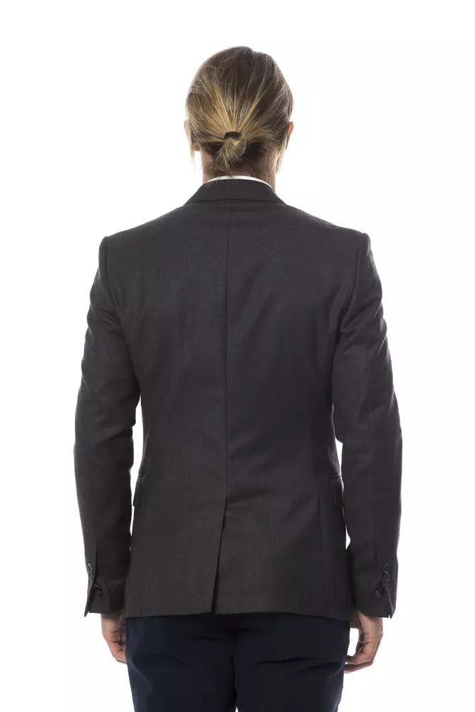 Verri gray wool men's blazer