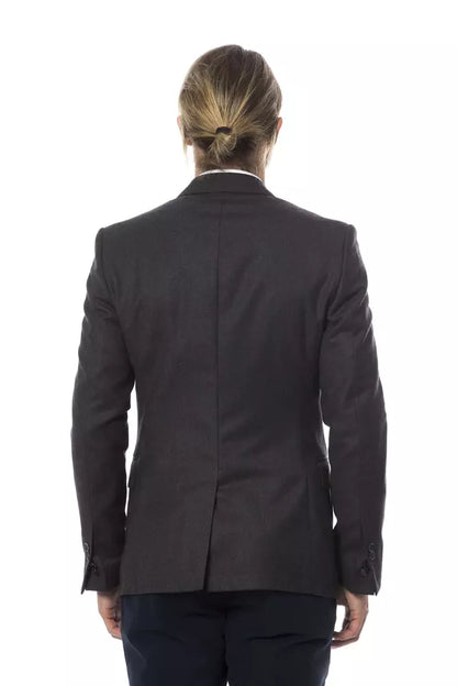 Verri gray wool men's blazer