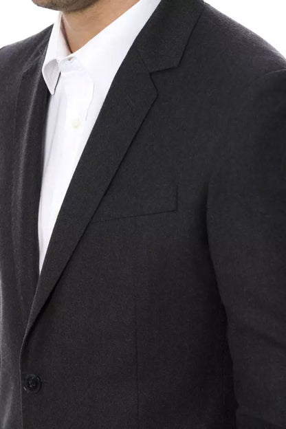 Verri gray wool men's blazer