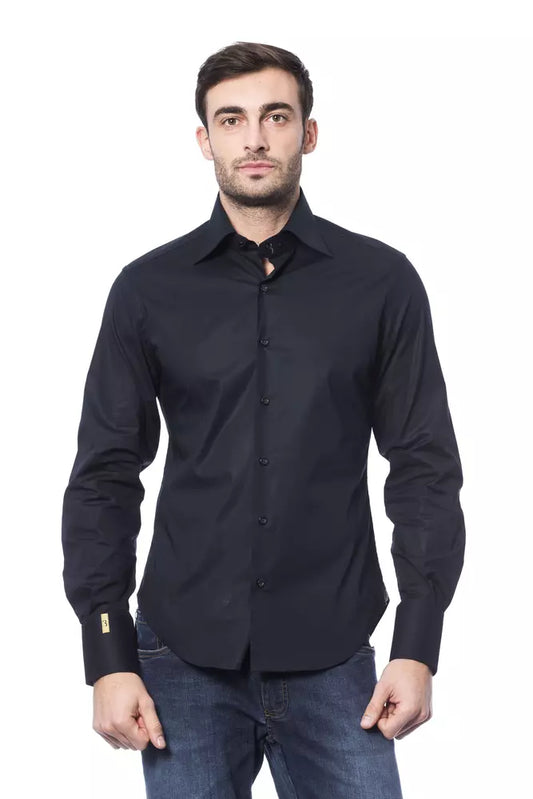Billionaire Italian Couture Men's Shirt – Blue