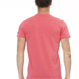 Trussardi Action Multicolor Cotton Men T-Shirt