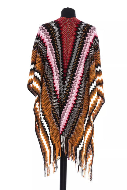 Missoni Multicolour Wool-Blend Poncho